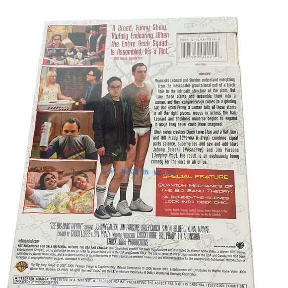 2 /$15 🔵 Big Bang Theory- never opened season 1 - Picture 2 of 2